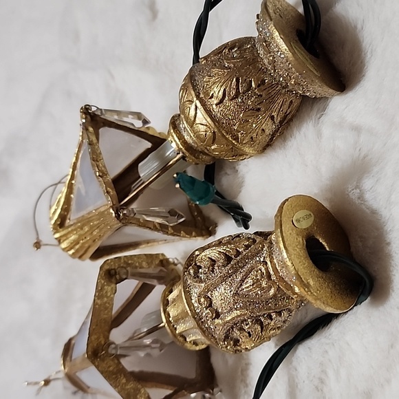 VINTAGE  KURT  S. ADLER HAND CRAFTED CHRISTMAS LAMPS - Picture 5 of 8